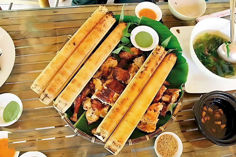 Trải nghiệm đặc sản địa phương đầy hấp dẫn tại thác Chiềng Khoa